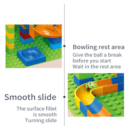 Marble Run Building Blocks – Creative Maze with Slide and Ball Track for Kids – Educational Play for Problem Solving and Imagination