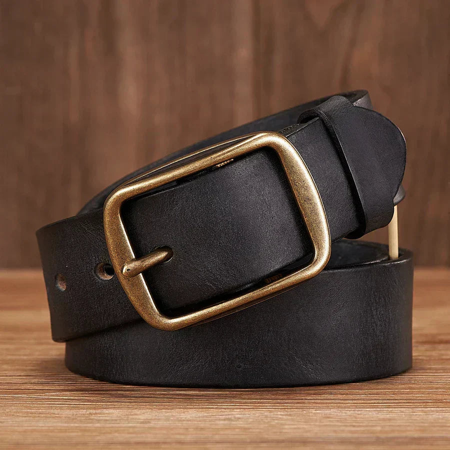 Marcelli | Genuine Leather Belt | Classic Buckle Style