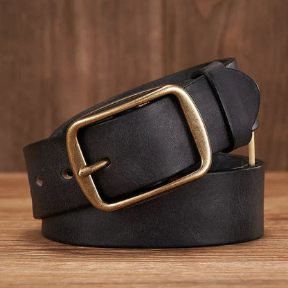 Marcelli | Genuine Leather Belt | Classic Buckle Style