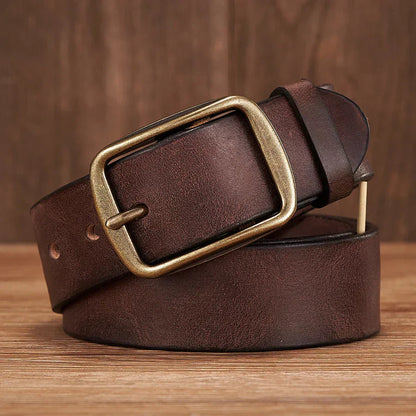 Marcelli | Genuine Leather Belt | Classic Buckle Style