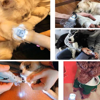 Dog Nail Trimmers with Safety Sensor Light