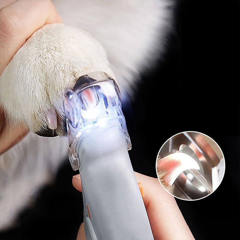 Dog Nail Trimmers with Safety Sensor Light