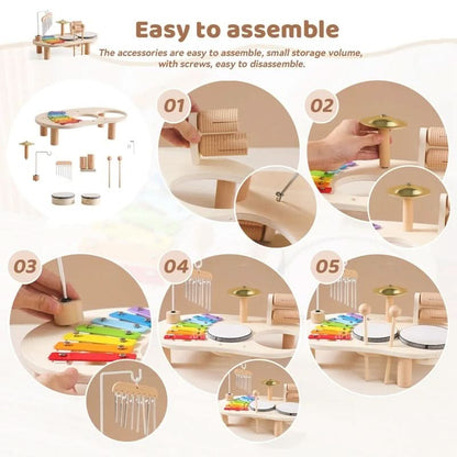 MELODINY SET – Musical Wooden Toy for Creative Babies from 12 Months