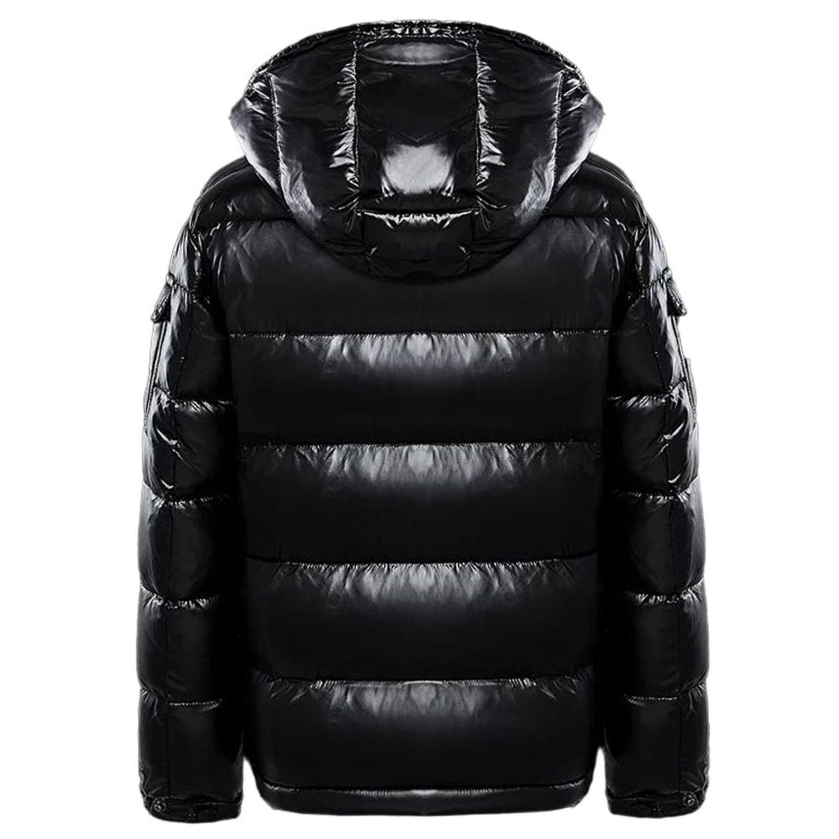 Men's Hooded Quilted Puffer Jacket Full-Zip Winter Coat