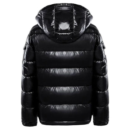 Men's Hooded Quilted Puffer Jacket Full-Zip Winter Coat