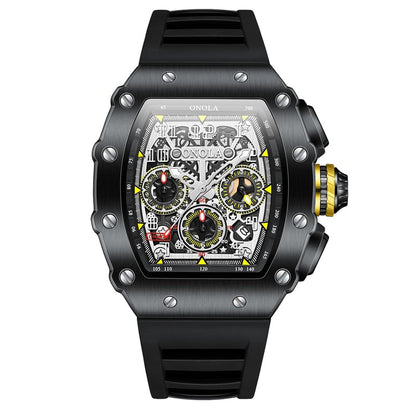 Men's Luminous Tonneau Watch