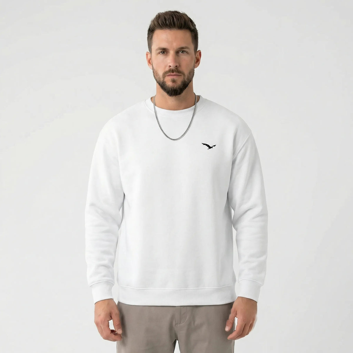 Men's Modern Crew Neck Sweatshirt