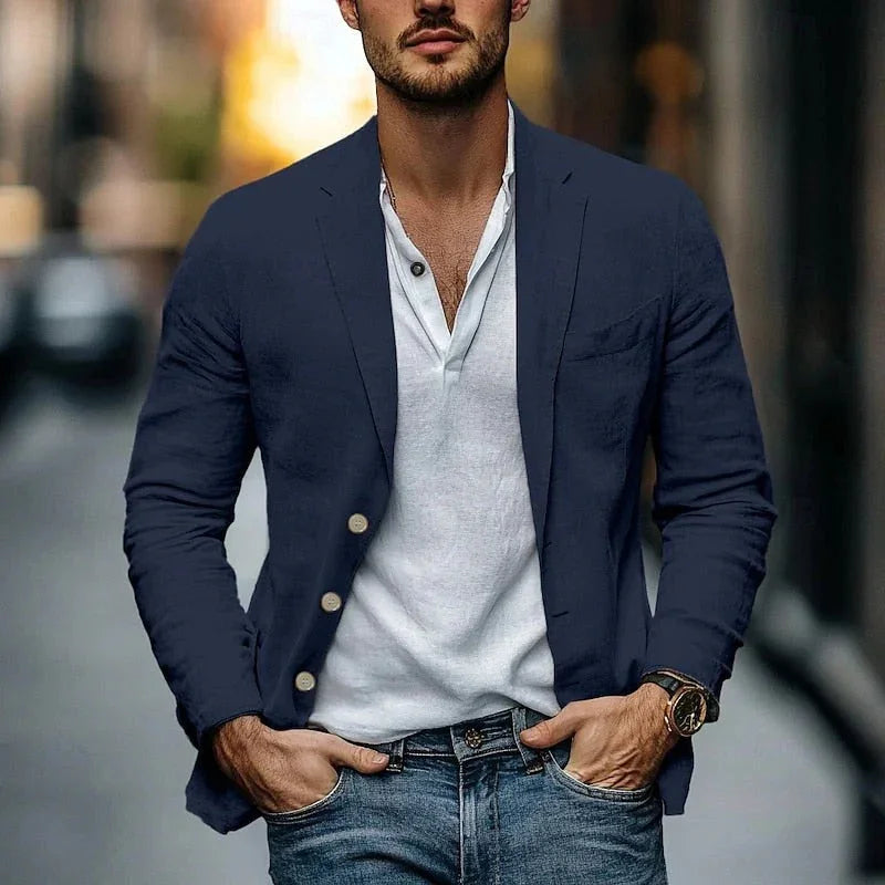 Men's Modern Fit Blazer Jacket for Formal Occasions