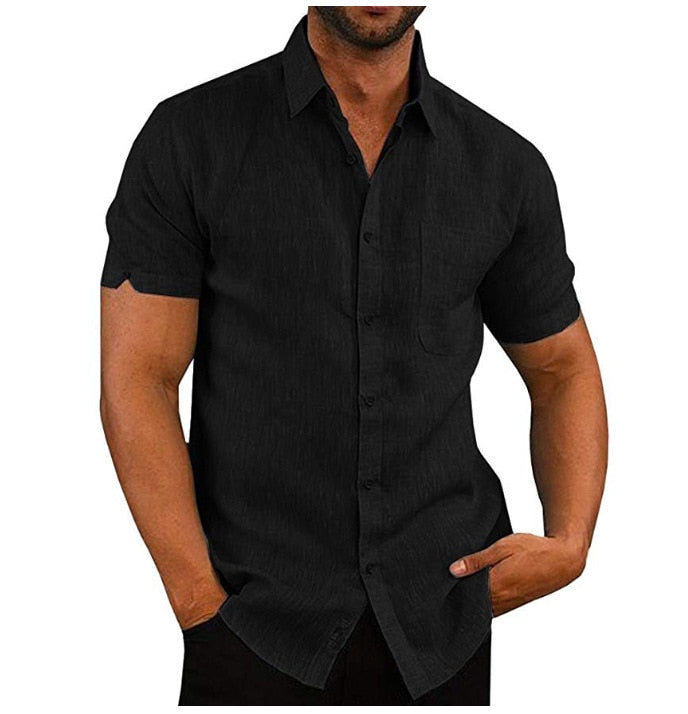 Men's Polo Shirt with Buttons