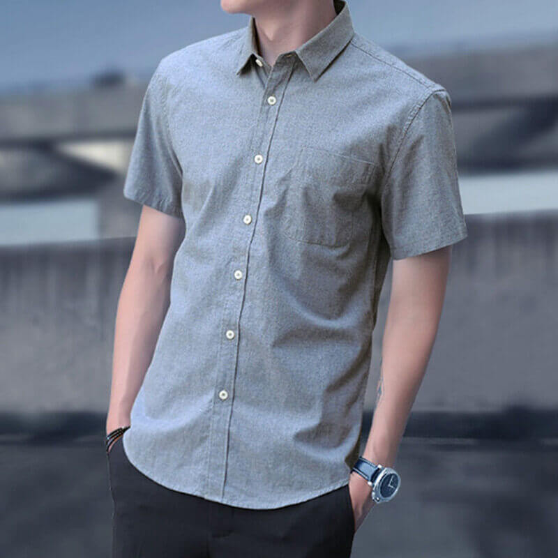 Men's Polo Shirt with Buttons
