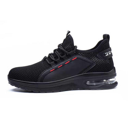 Men's S3 Work Shoes with Steel Toe Cap for Safety and Comfort