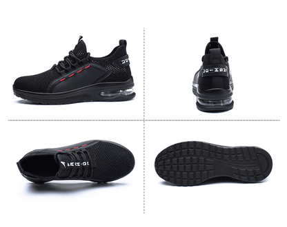 Men's S3 Work Shoes with Steel Toe Cap for Safety and Comfort
