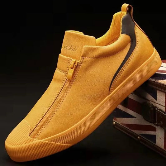 Men's Zippered Sneakers: Style Meets All-Day Comfort