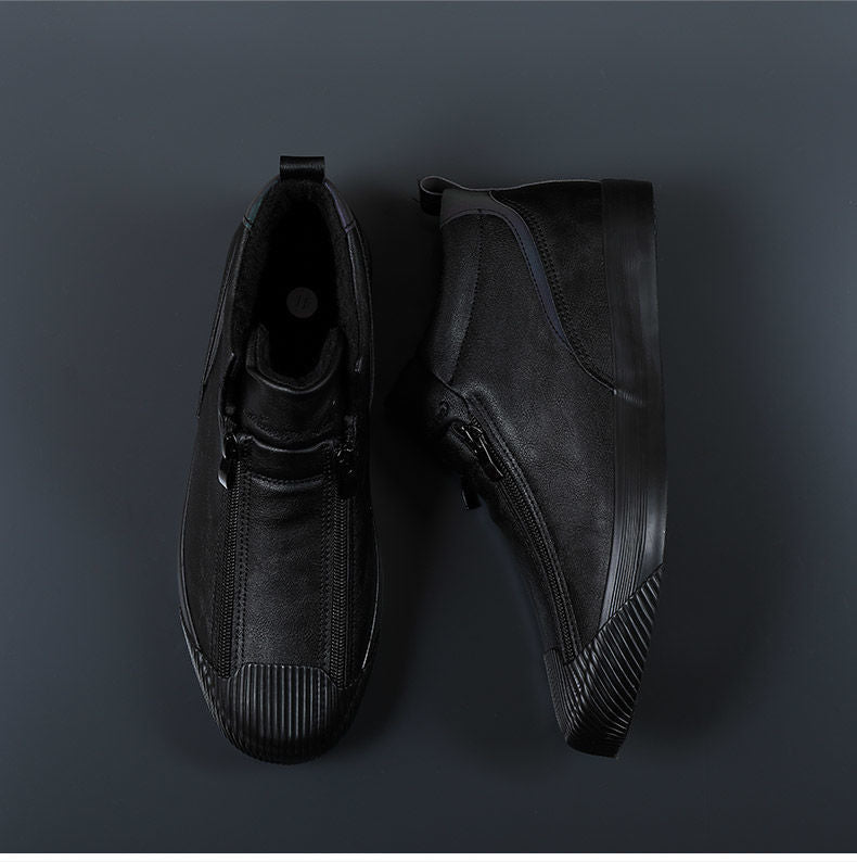 Men's Zippered Sneakers: Style Meets All-Day Comfort