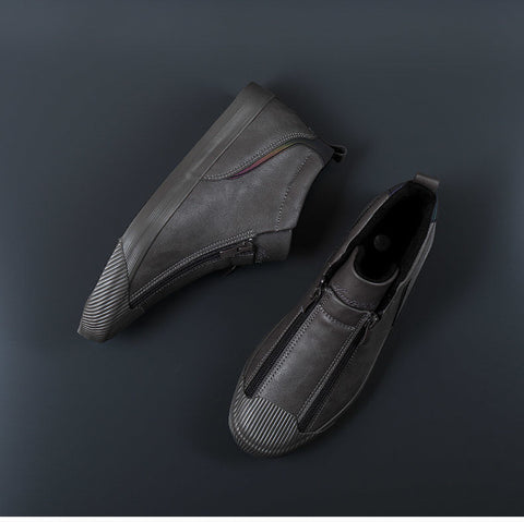 Men's Zippered Sneakers: Style Meets All-Day Comfort