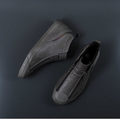 Men's Zippered Sneakers: Style Meets All-Day Comfort
