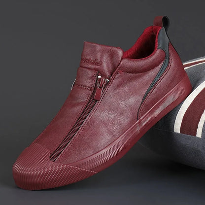 Men's Zippered Sneakers: Style Meets All-Day Comfort