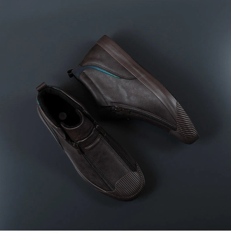 Men's Zippered Sneakers: Style Meets All-Day Comfort