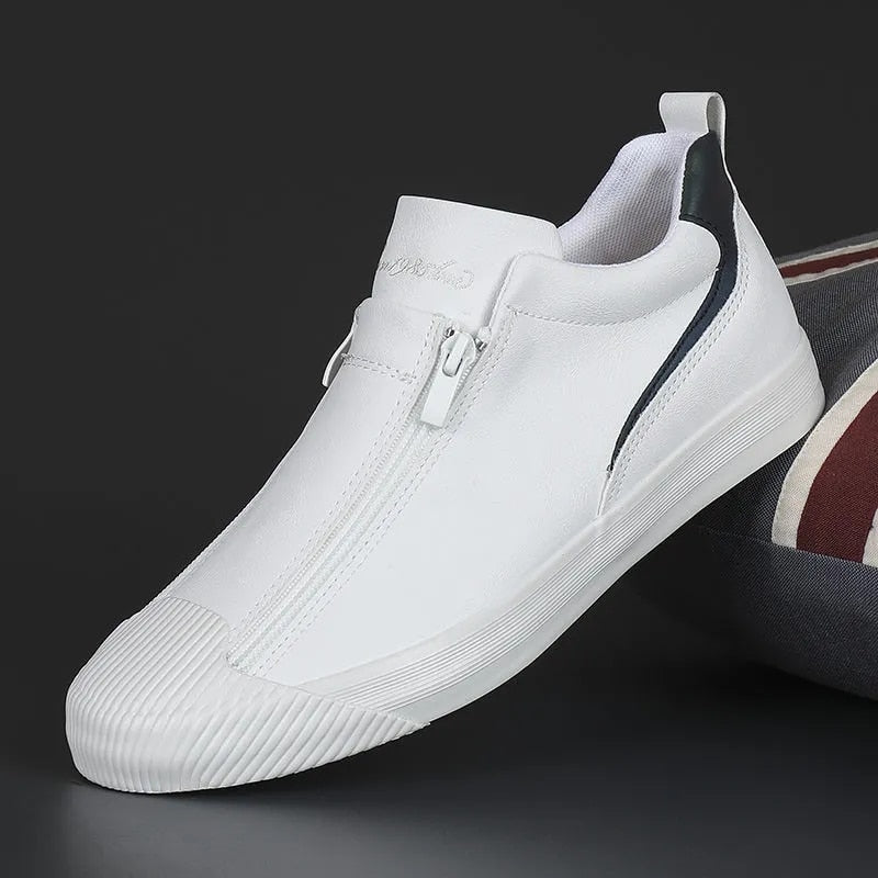 Men's Zippered Sneakers: Style Meets All-Day Comfort