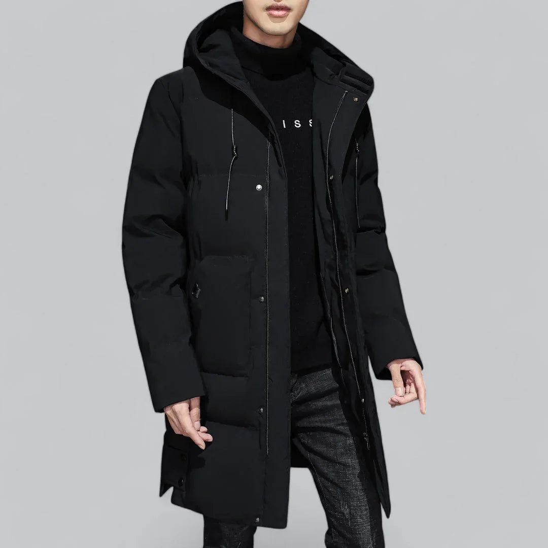 Men's Stylish Long Winter Parka Jacket