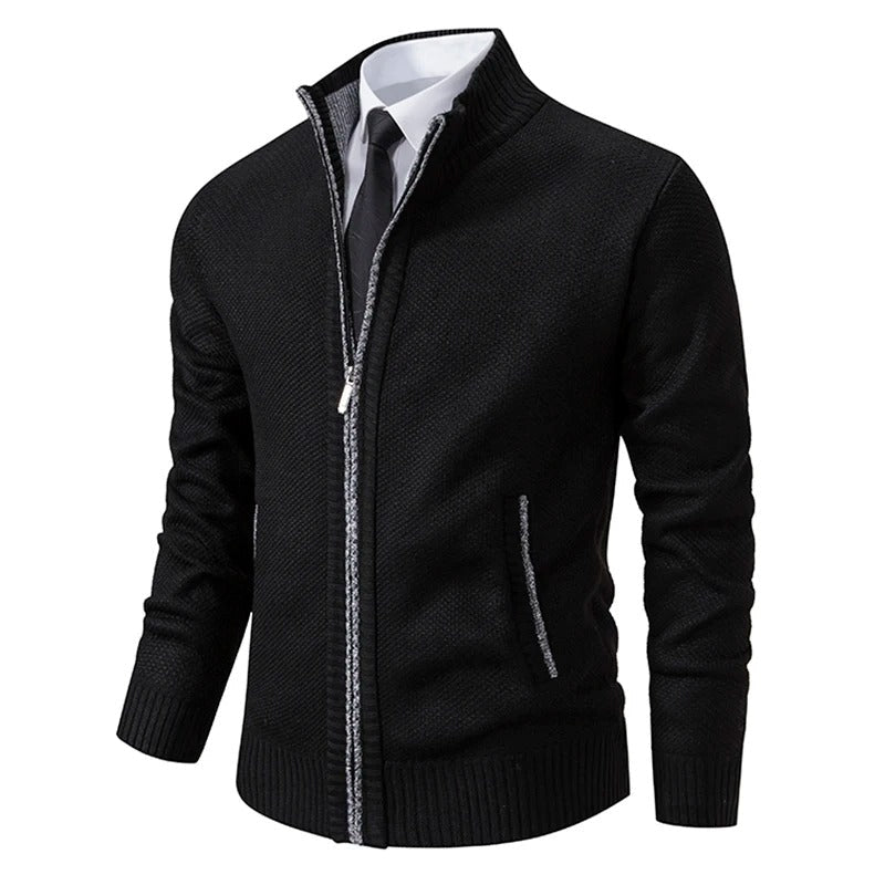 Men's Warm Fleece Zip Cardigan