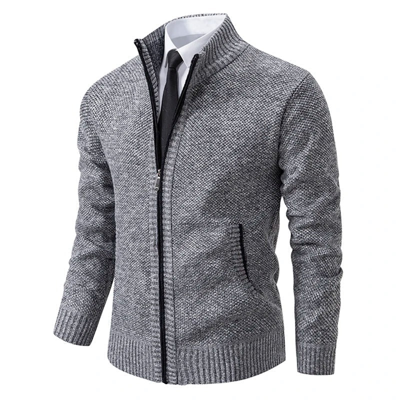 Men's Warm Fleece Zip Cardigan