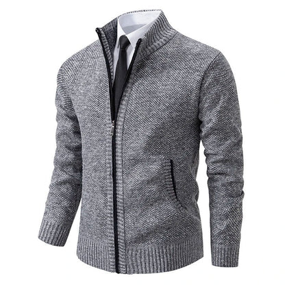 Men's Warm Fleece Zip Cardigan