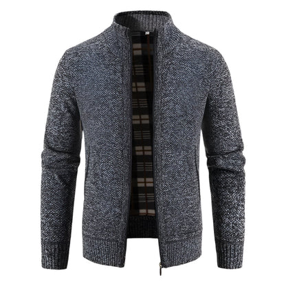 Men's Warm Fleece Zip Cardigan
