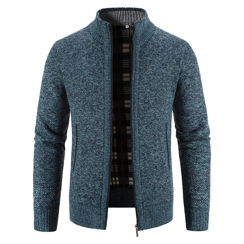 Men's Warm Fleece Zip Cardigan