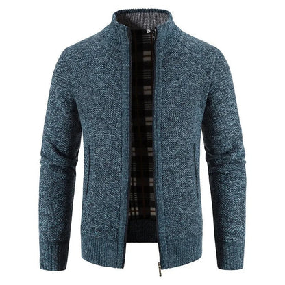 Men's Warm Fleece Zip Cardigan