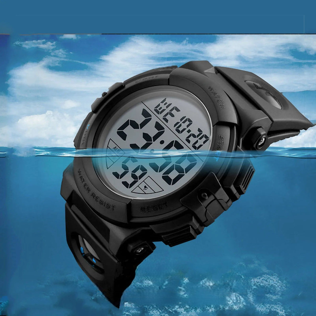 Men's Waterproof Digital Sports Watch – Martin