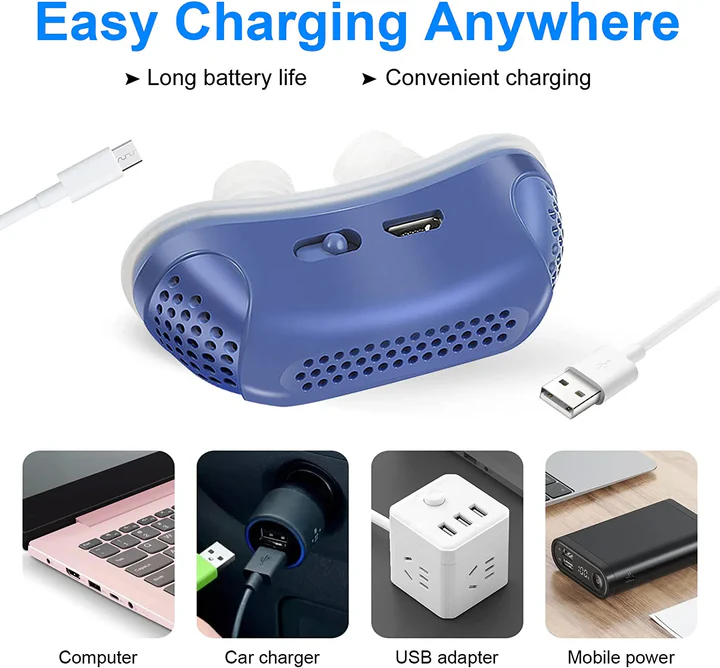 Portable Anti-Snoring Device for Sleep Apnea Relief