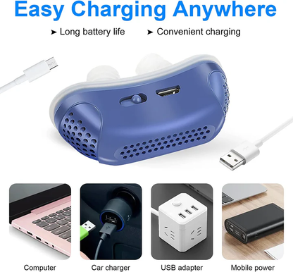 Portable Anti-Snoring Device for Sleep Apnea Relief