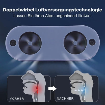 Compact nasal device for snoring and sleep apnea relief