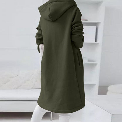 Mid-Length Hooded Jacket