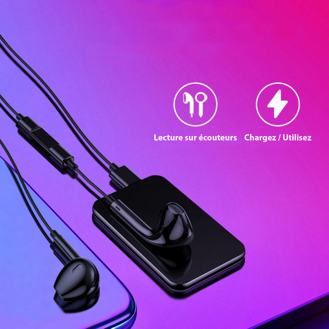 Slim Micro Voice Recorder for Discreet Audio Capture