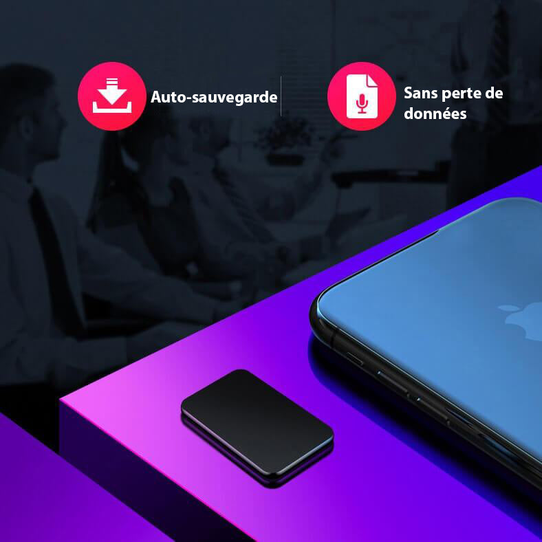 Slim Micro Voice Recorder for Discreet Audio Capture