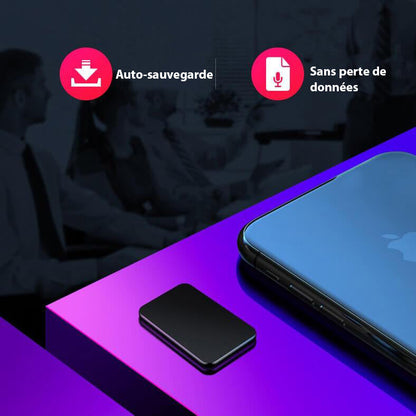 Slim Micro Voice Recorder for Discreet Audio Capture