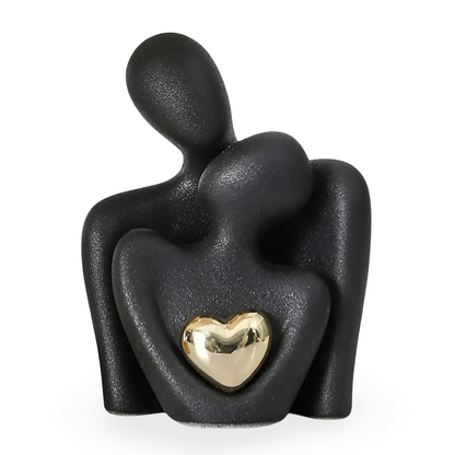 Minimalist Couple Figurine | Symbol of Closeness | Smooth Finish