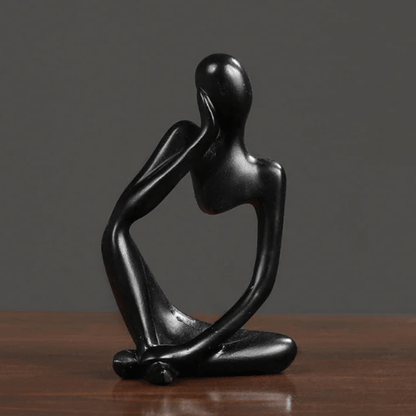 Abstract Thinker Statue - Modern Minimalist Decor