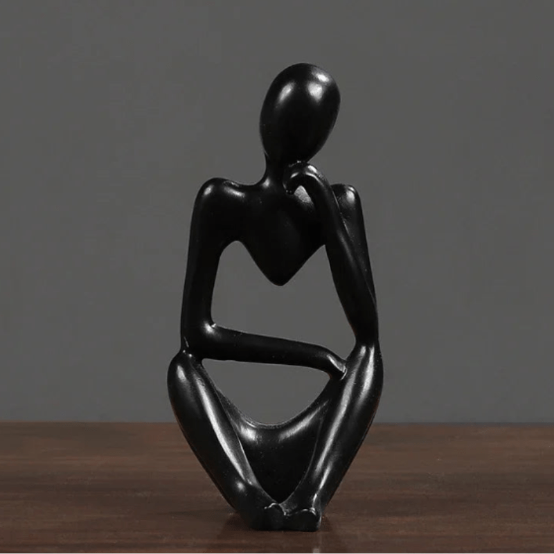 Abstract Thinker Statue - Modern Minimalist Decor