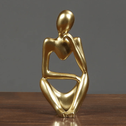 Abstract Thinker Statue - Modern Minimalist Decor