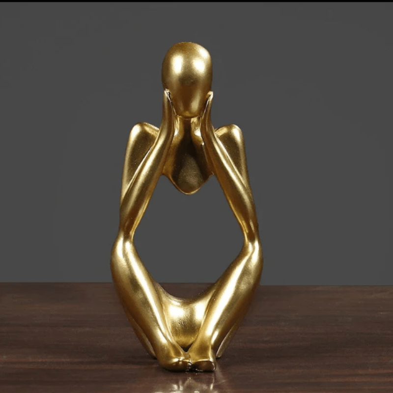 Abstract Thinker Statue - Modern Minimalist Decor