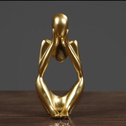 Abstract Thinker Statue - Modern Minimalist Decor