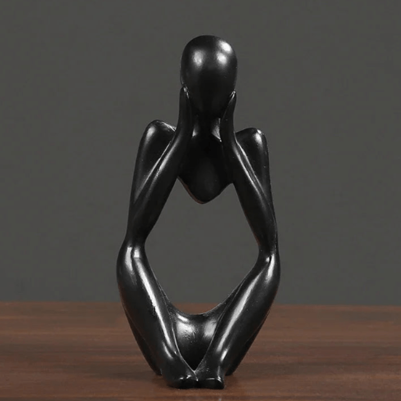 Abstract Thinker Statue - Modern Minimalist Decor