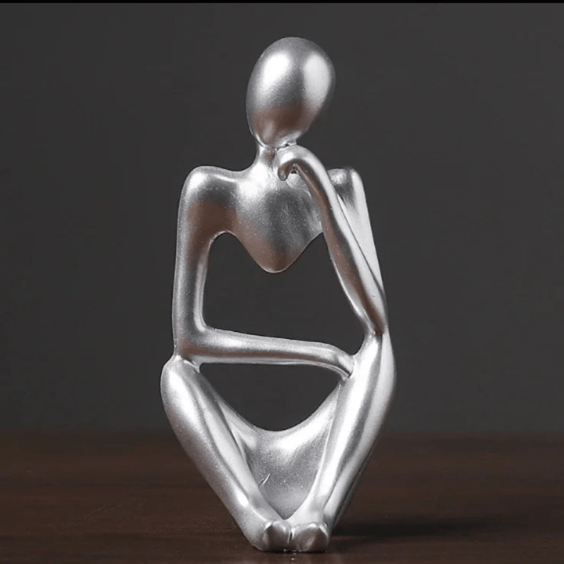 Abstract Thinker Statue - Modern Minimalist Decor