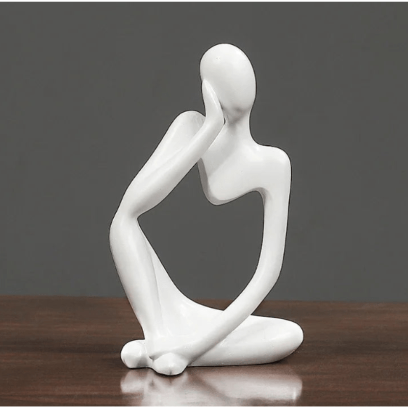 Abstract Thinker Statue - Modern Minimalist Decor
