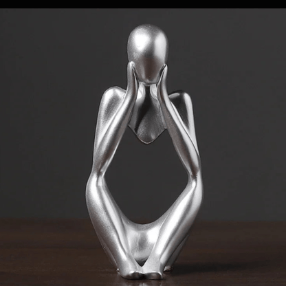 Abstract Thinker Statue - Modern Minimalist Decor