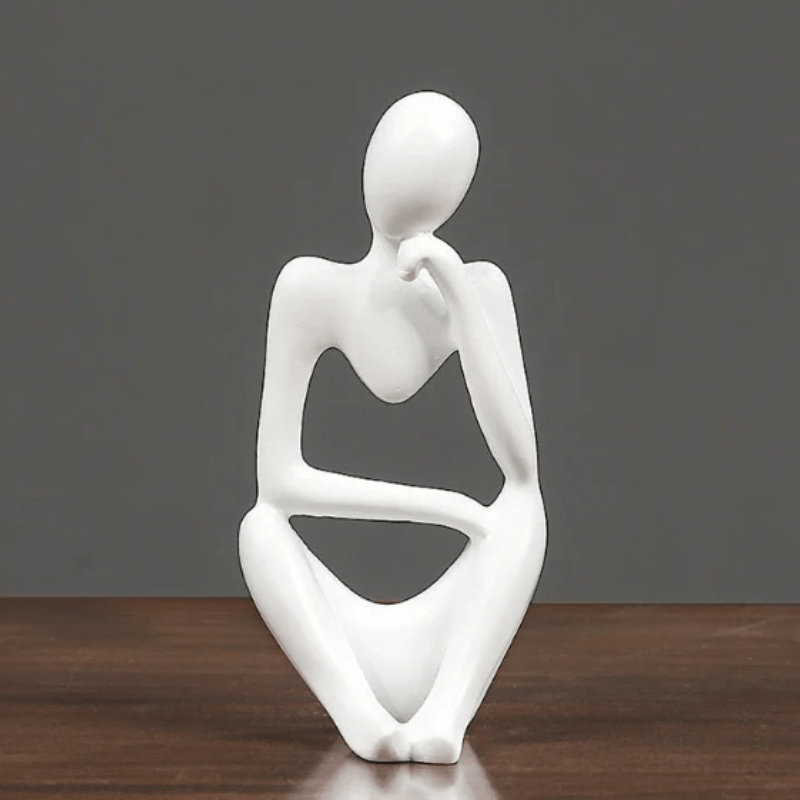 Abstract Thinker Statue - Modern Minimalist Decor