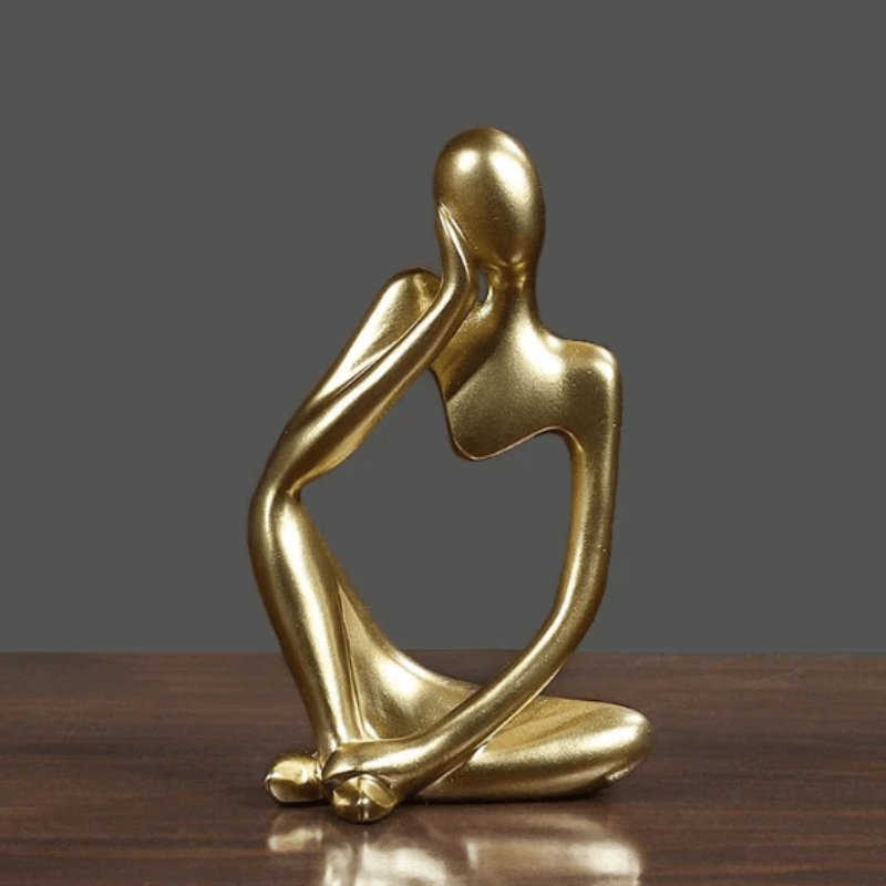 Abstract Thinker Statue - Modern Minimalist Decor